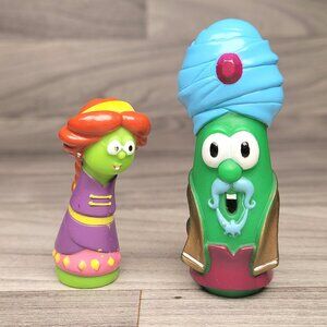 Veggie Tales Princess Casle Replacement Figures Princess Petunia & Prince Larry